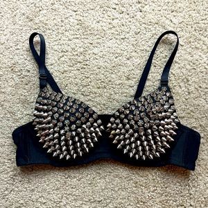 Spiked bra!! Fun and wild. Bedroom or rave wear